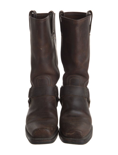 Frye Leather Moto Boots
