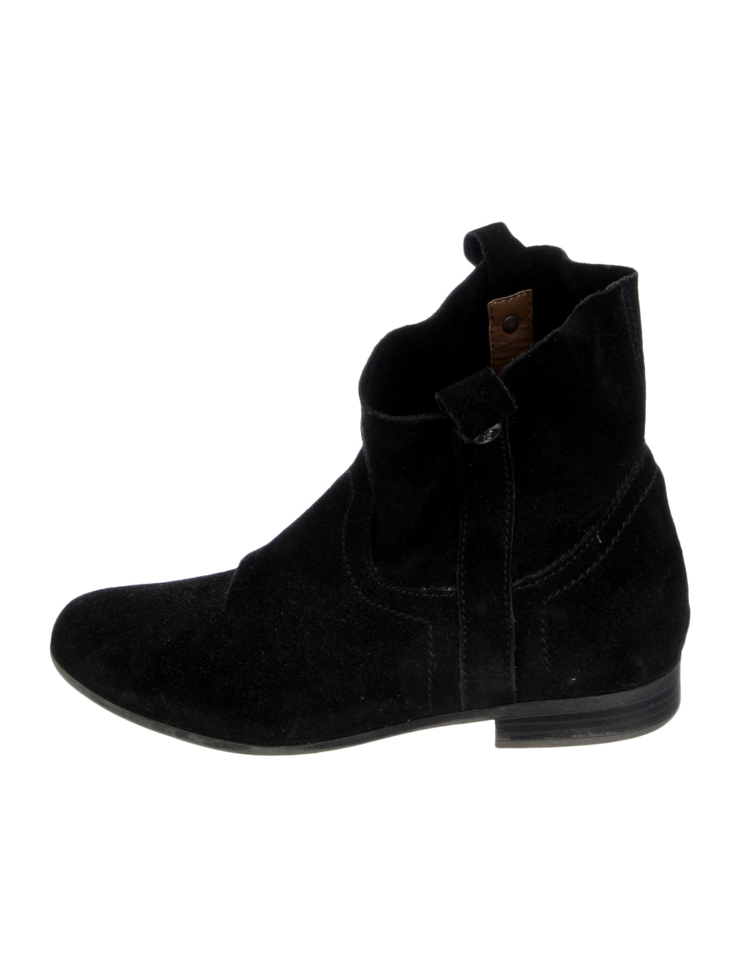 Frye Suede Moto Boots