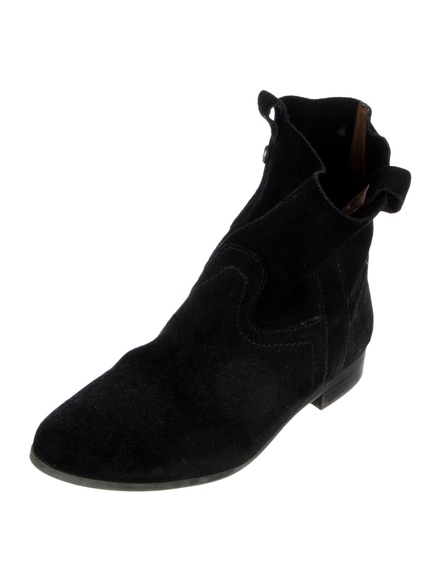 Frye Suede Moto Boots