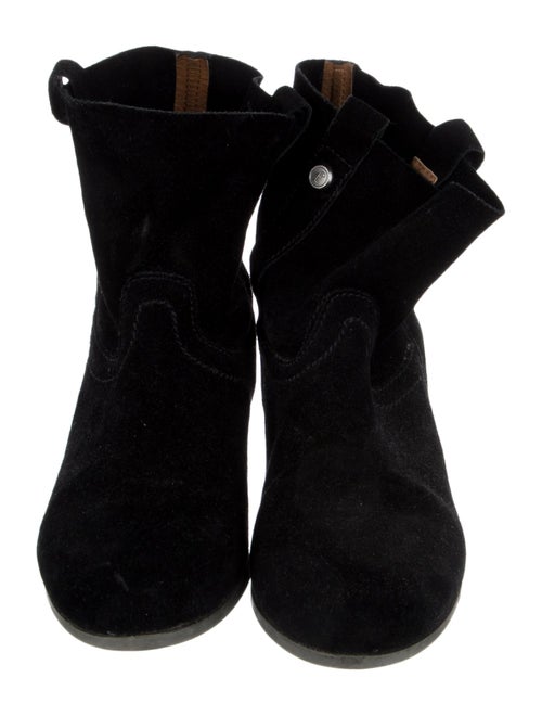 Frye Suede Moto Boots