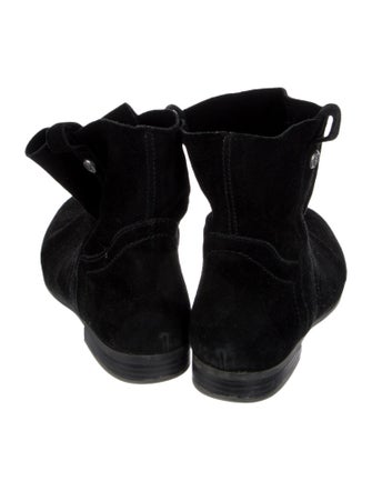 Frye Suede Moto Boots