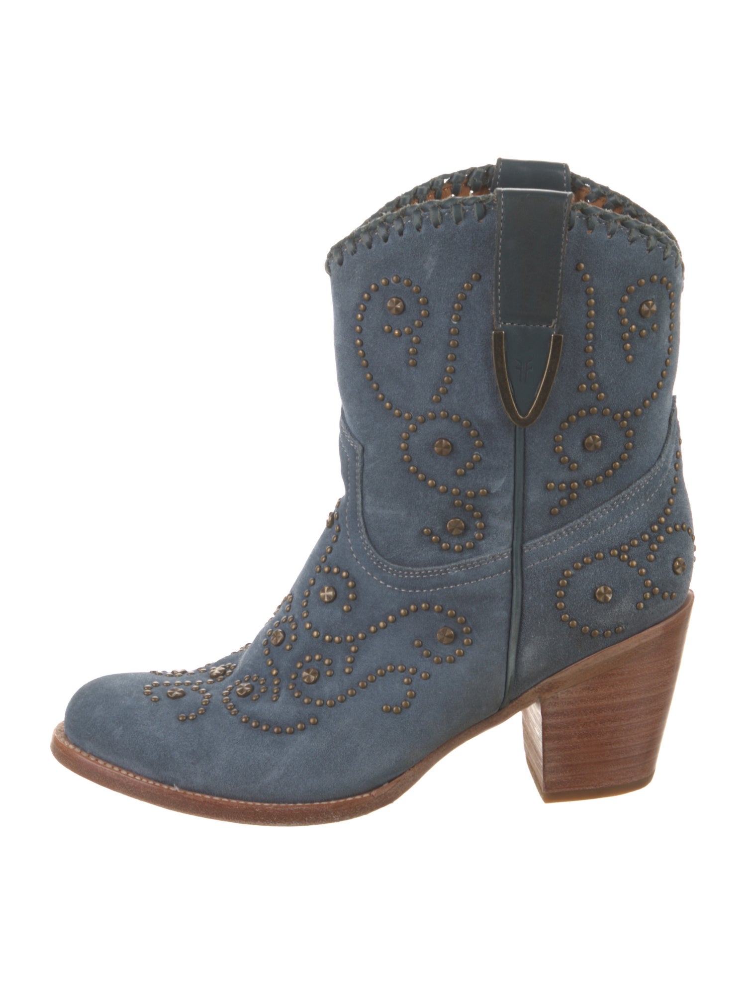 Frye Suede Western Boots