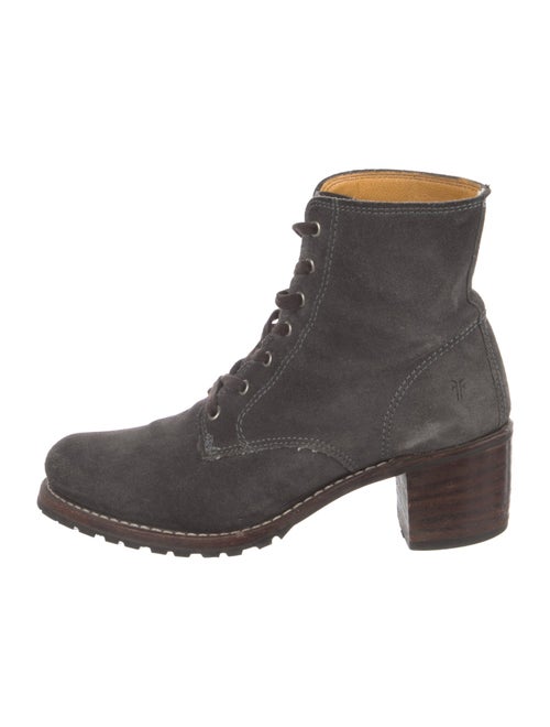 Frye Suede Combat Boots
