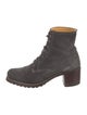 Frye Suede Combat Boots