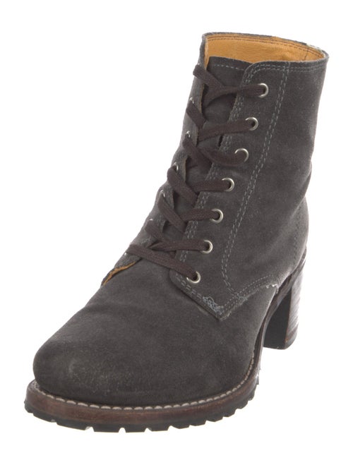 Frye Suede Combat Boots