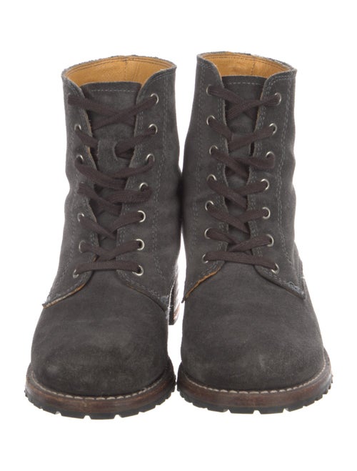 Frye Suede Combat Boots