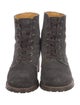Frye Suede Combat Boots