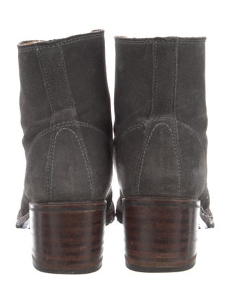 Frye Suede Combat Boots