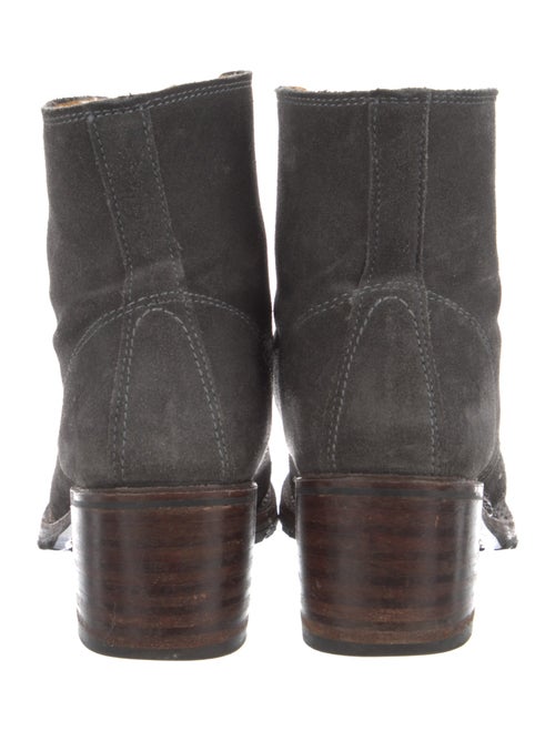 Frye Suede Combat Boots