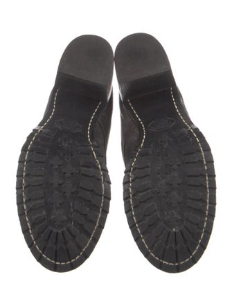 Frye Suede Combat Boots