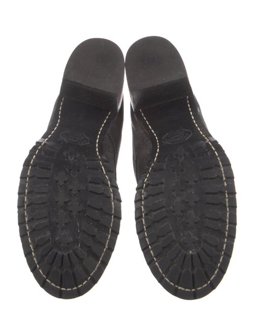 Frye Suede Combat Boots