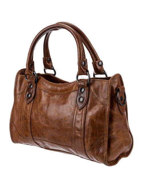 Frye Leather Top Handle Bag