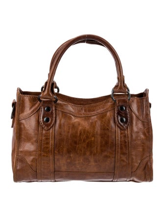 Frye Leather Top Handle Bag