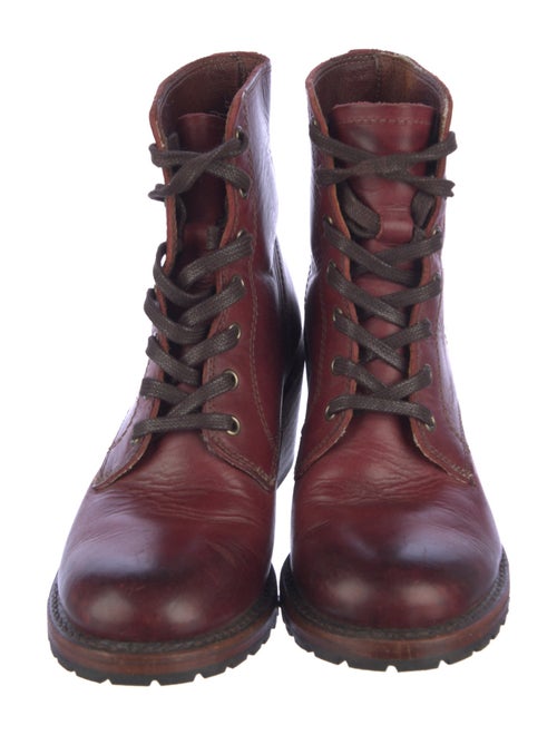 Frye Leather Combat Boots