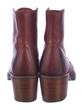 Frye Leather Combat Boots