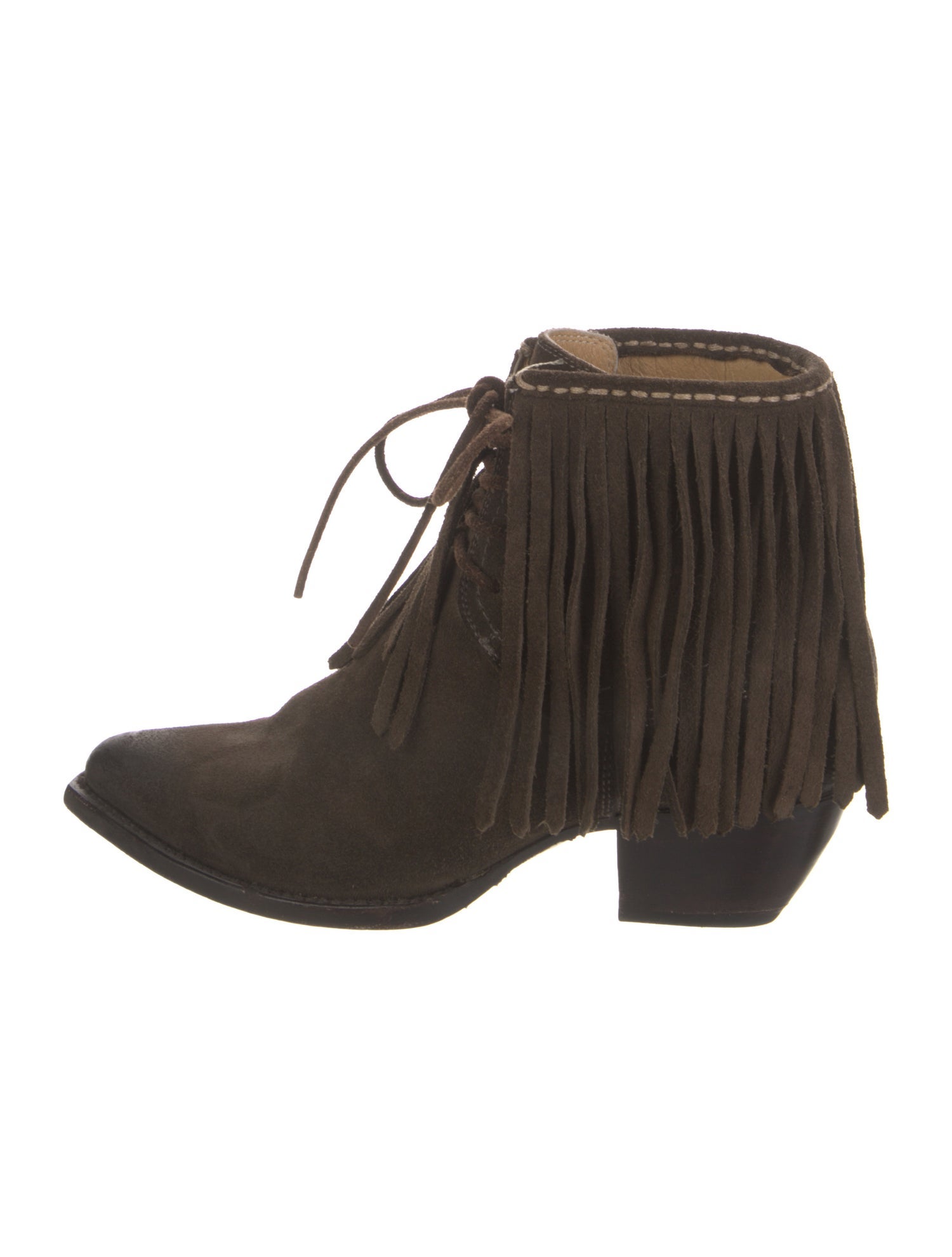 Frye Suede Lace-Up Boots