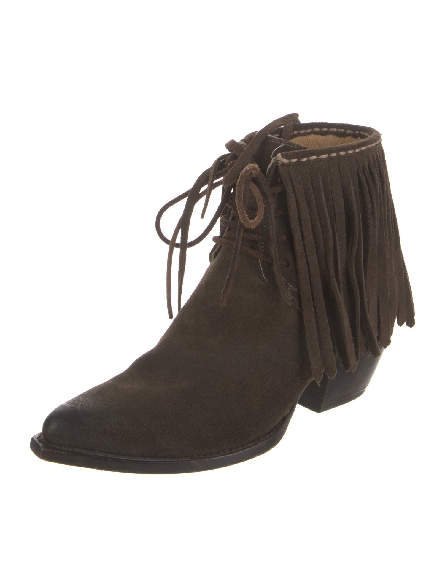 Frye Suede Lace-Up Boots