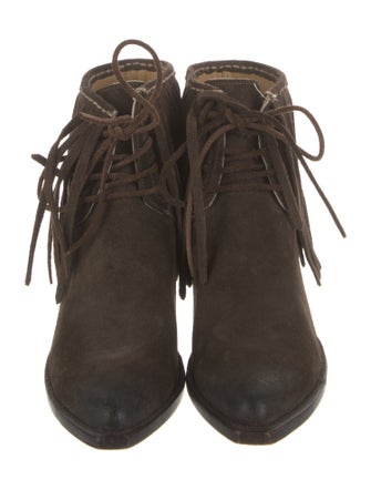 Frye Suede Lace-Up Boots
