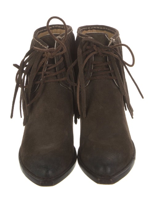 Frye Suede Lace-Up Boots