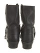 Frye Leather Studded Accents Moto Boots