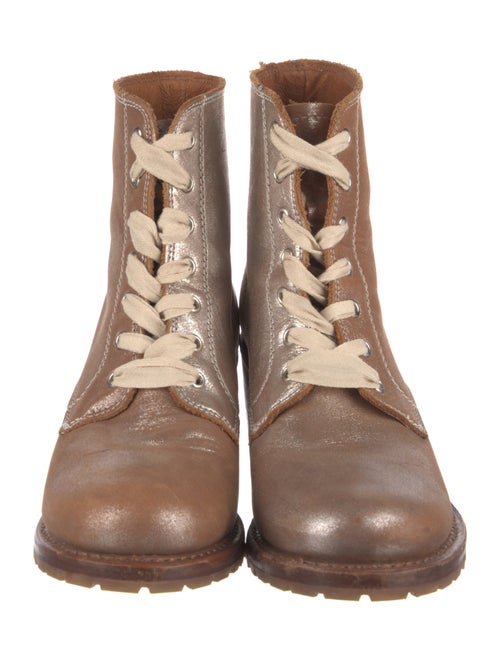 Frye Leather Combat Boots