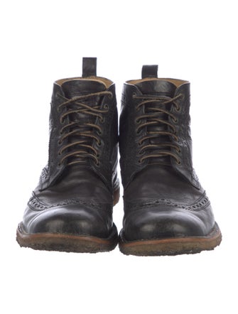 Frye Leather Lace-Up Boots