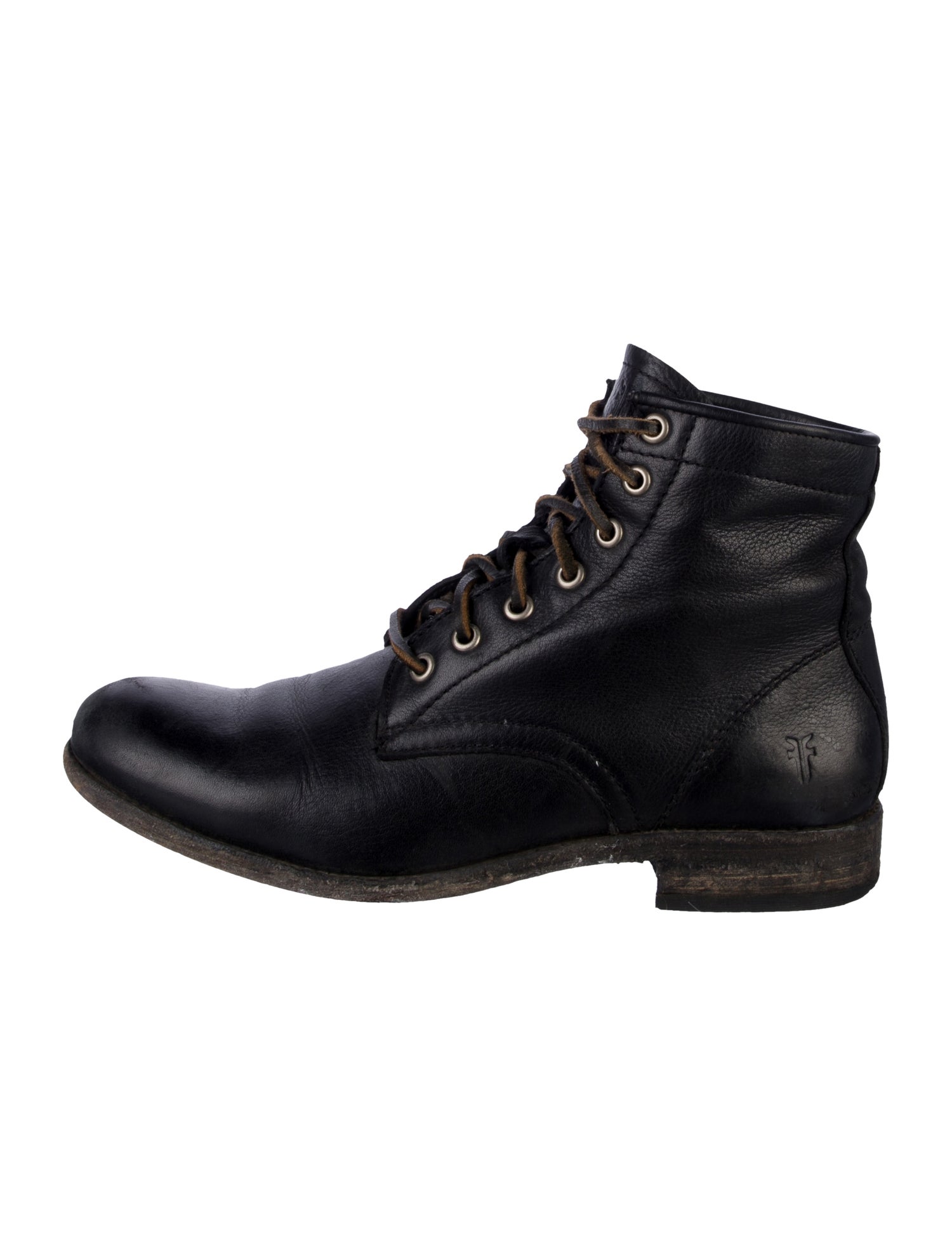 Frye Leather Combat Boots