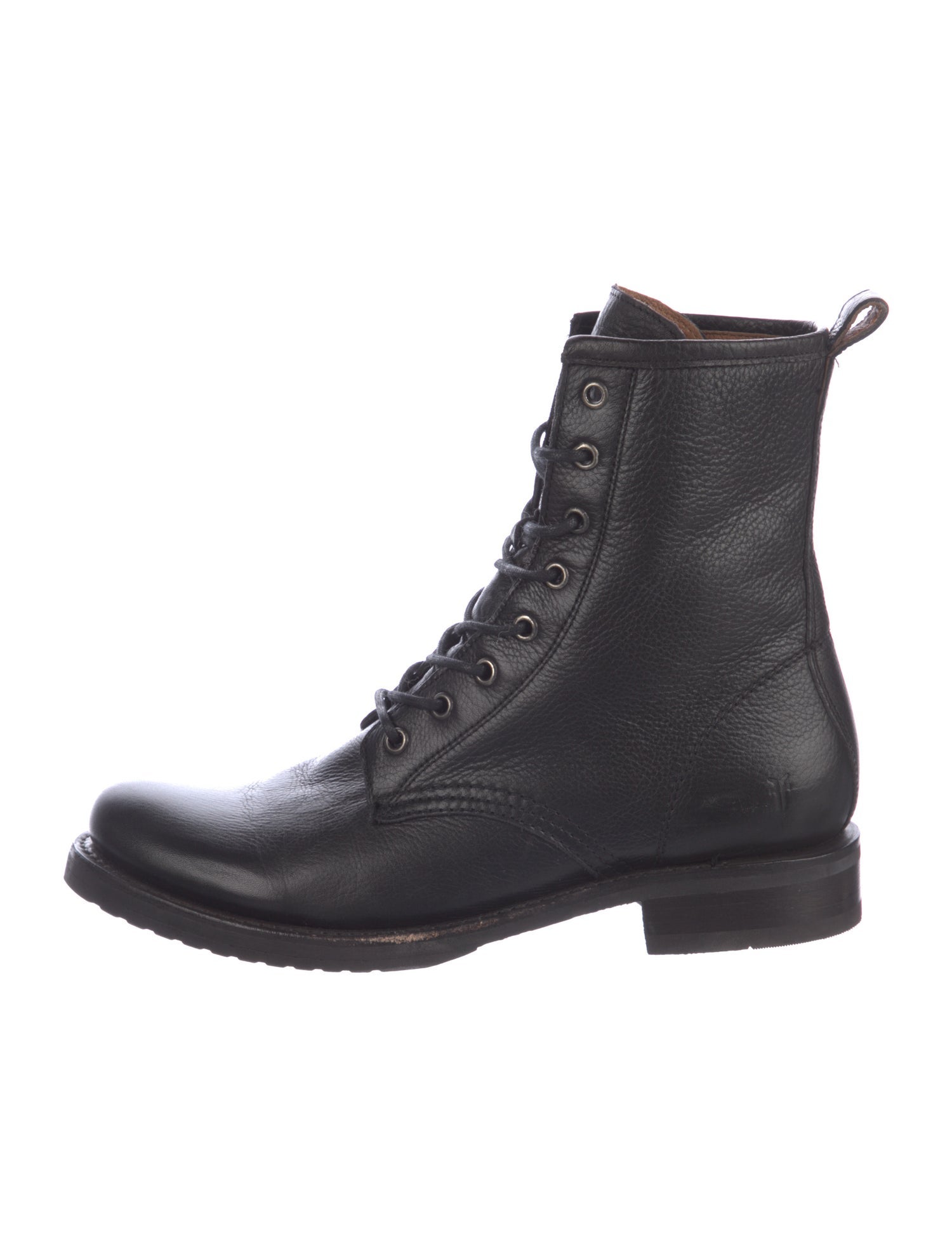 Frye Leather Combat Boots