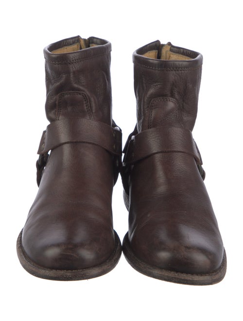 Frye Leather Moto Boots