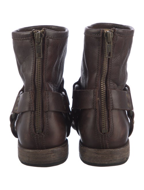 Frye Leather Moto Boots