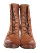 Frye Leather Colorblock Pattern Combat Boots