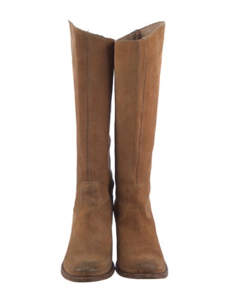 Frye Suede Western Boots