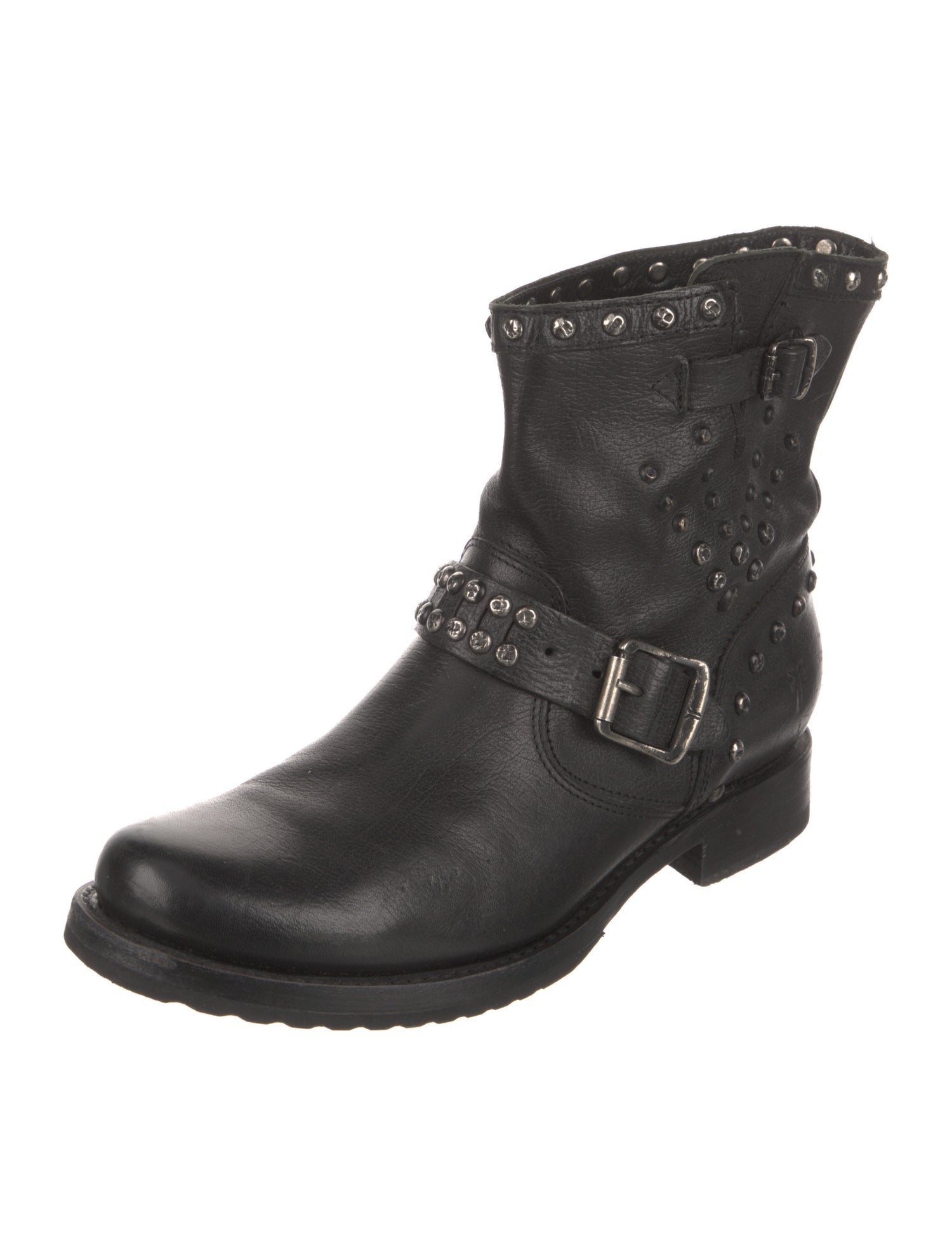 Frye Veronica Leather Moto Boots