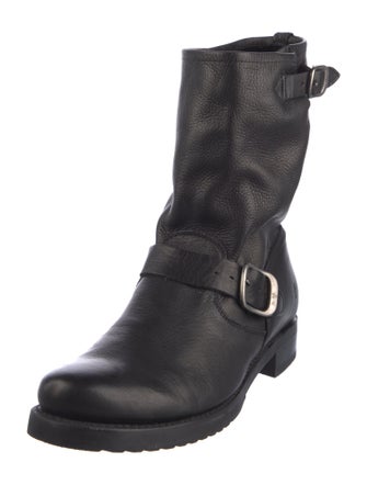 Frye Leather Moto Boots