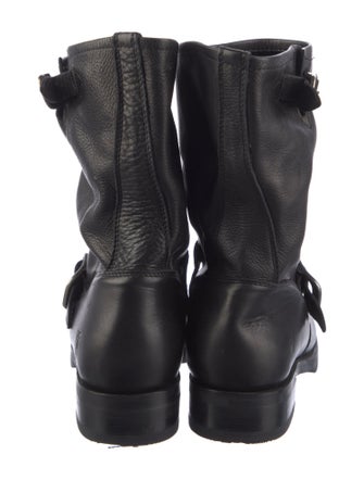 Frye Leather Moto Boots