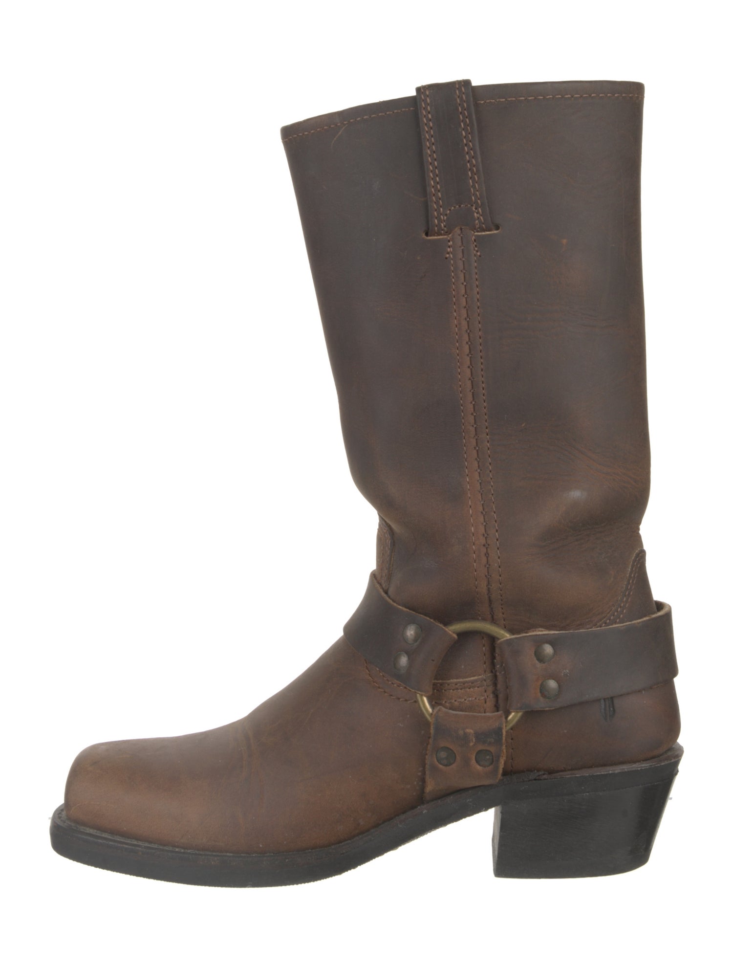 Frye Leather Moto Boots