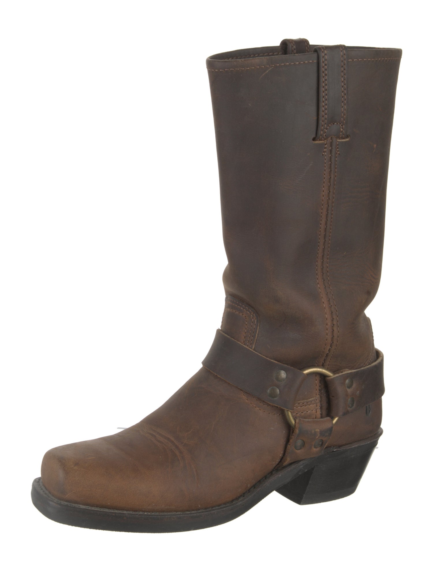 Frye Leather Moto Boots