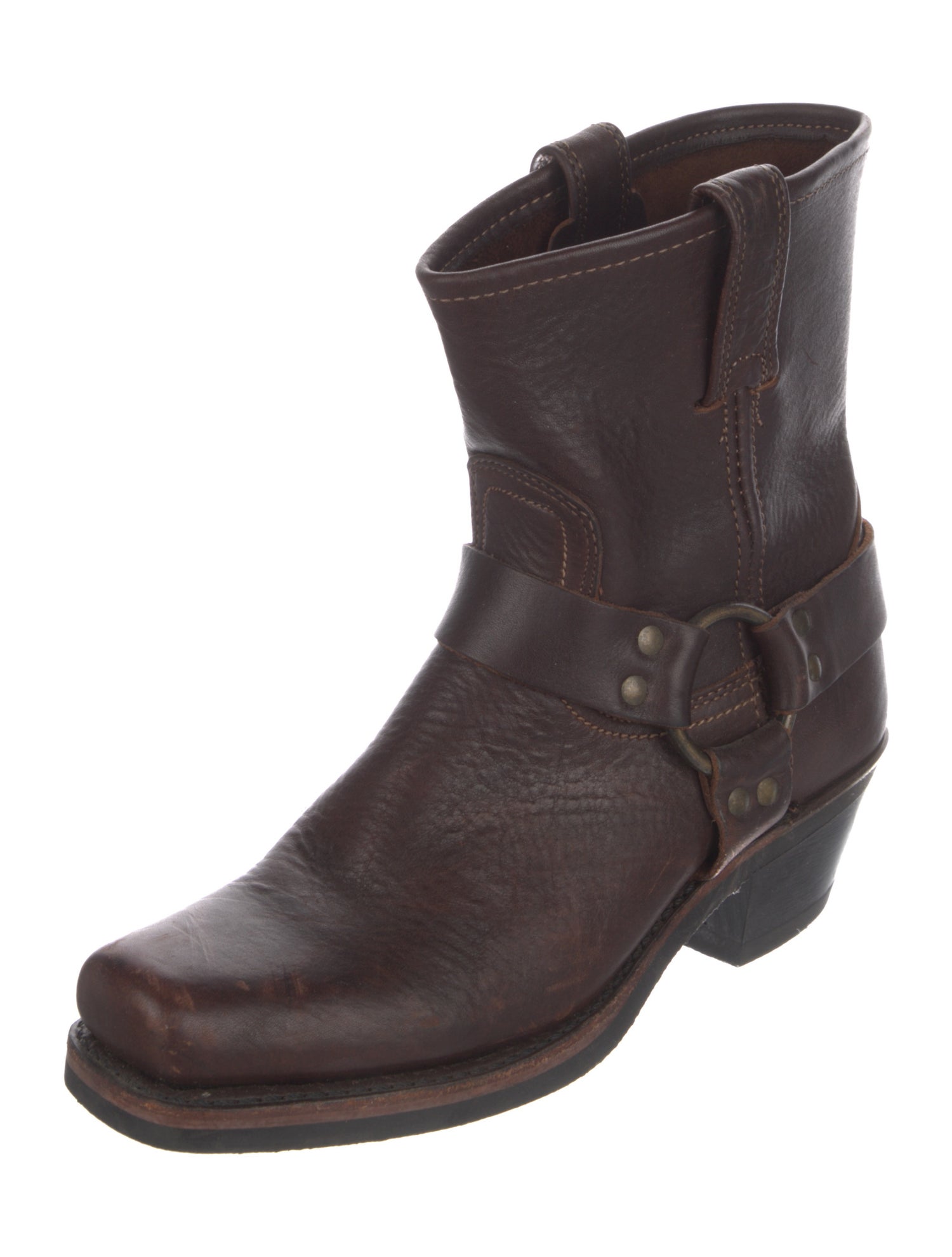 Frye Leather Moto Boots