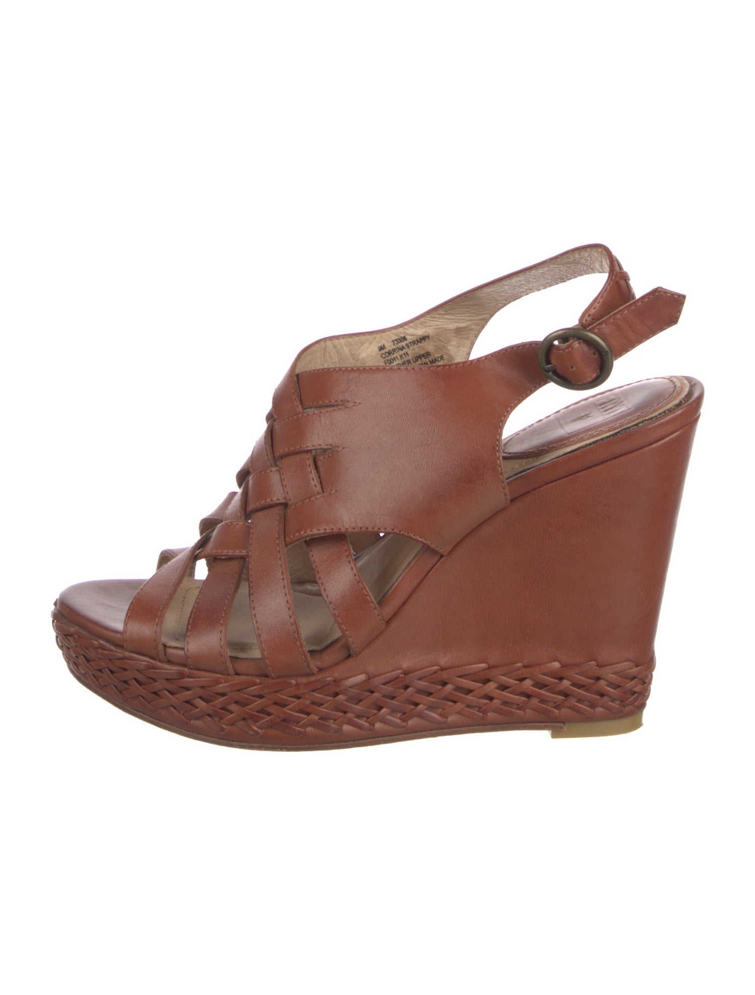 Frye Leather Slingback Sandals