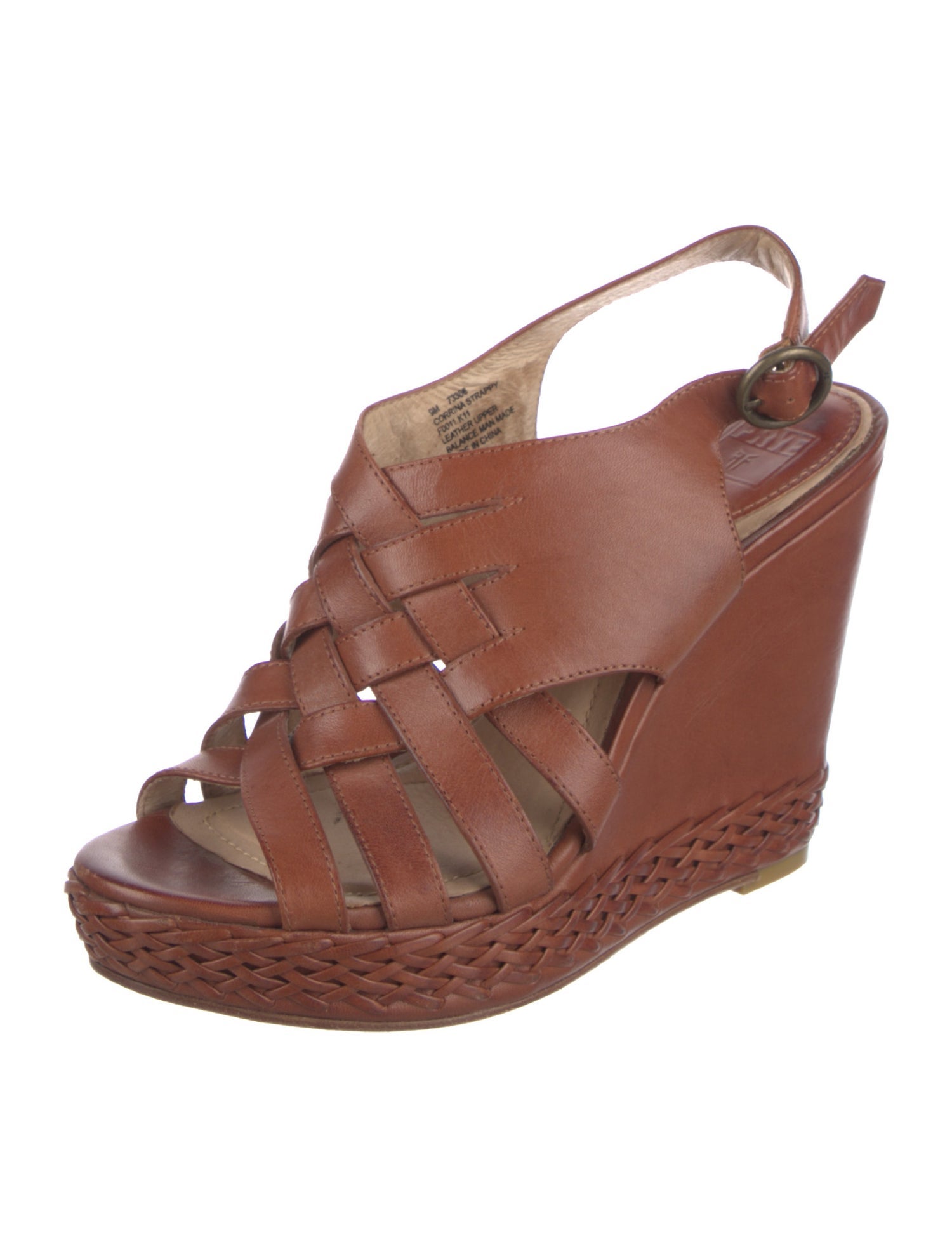 Frye Leather Slingback Sandals