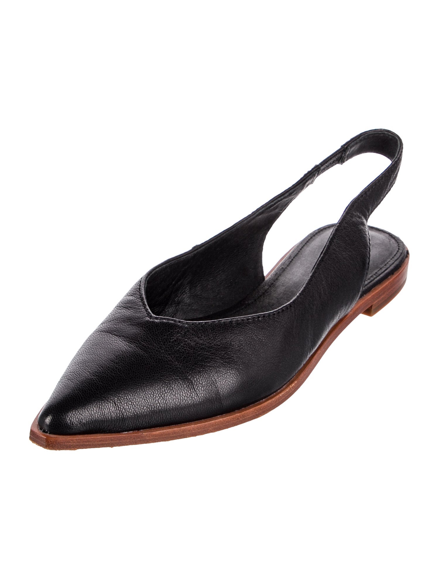 Frye Leather Slingback Flats