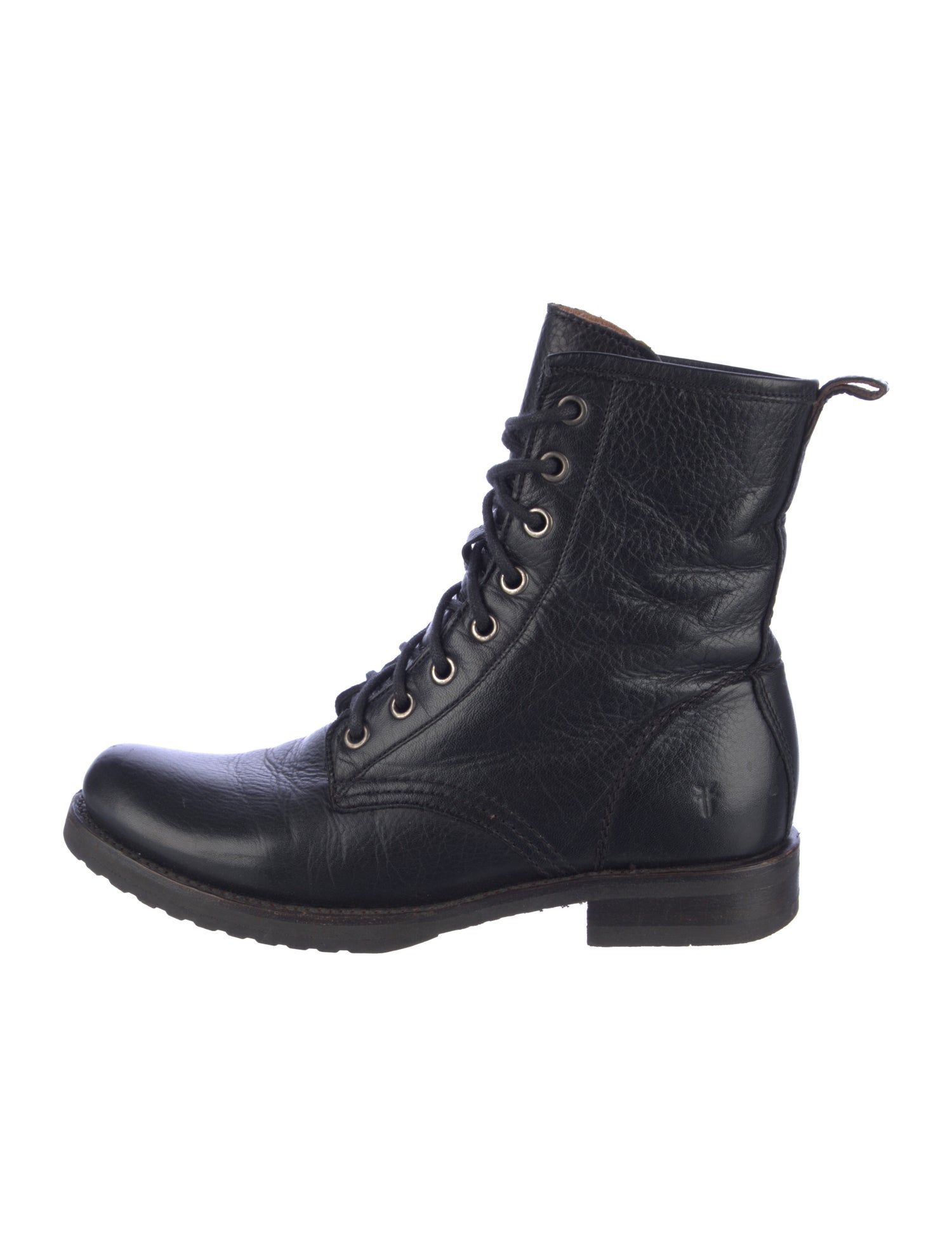 Frye Leather Combat Boots