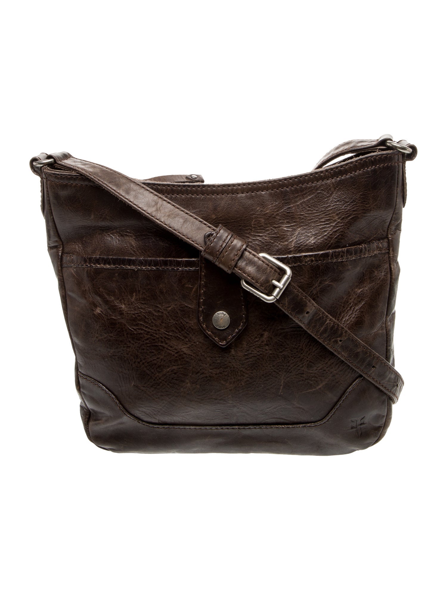 Frye Leather Messenger Bag
