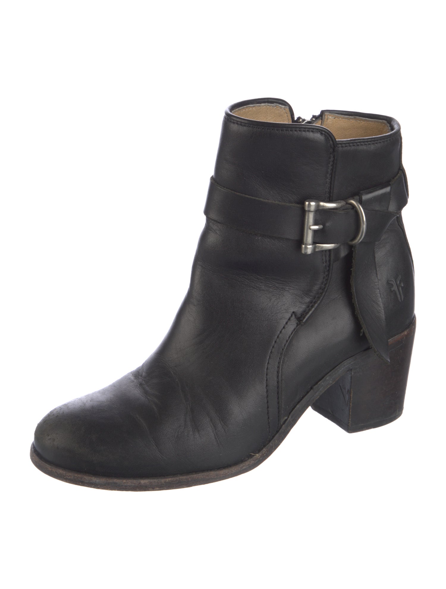 Frye Leather Moto Boots