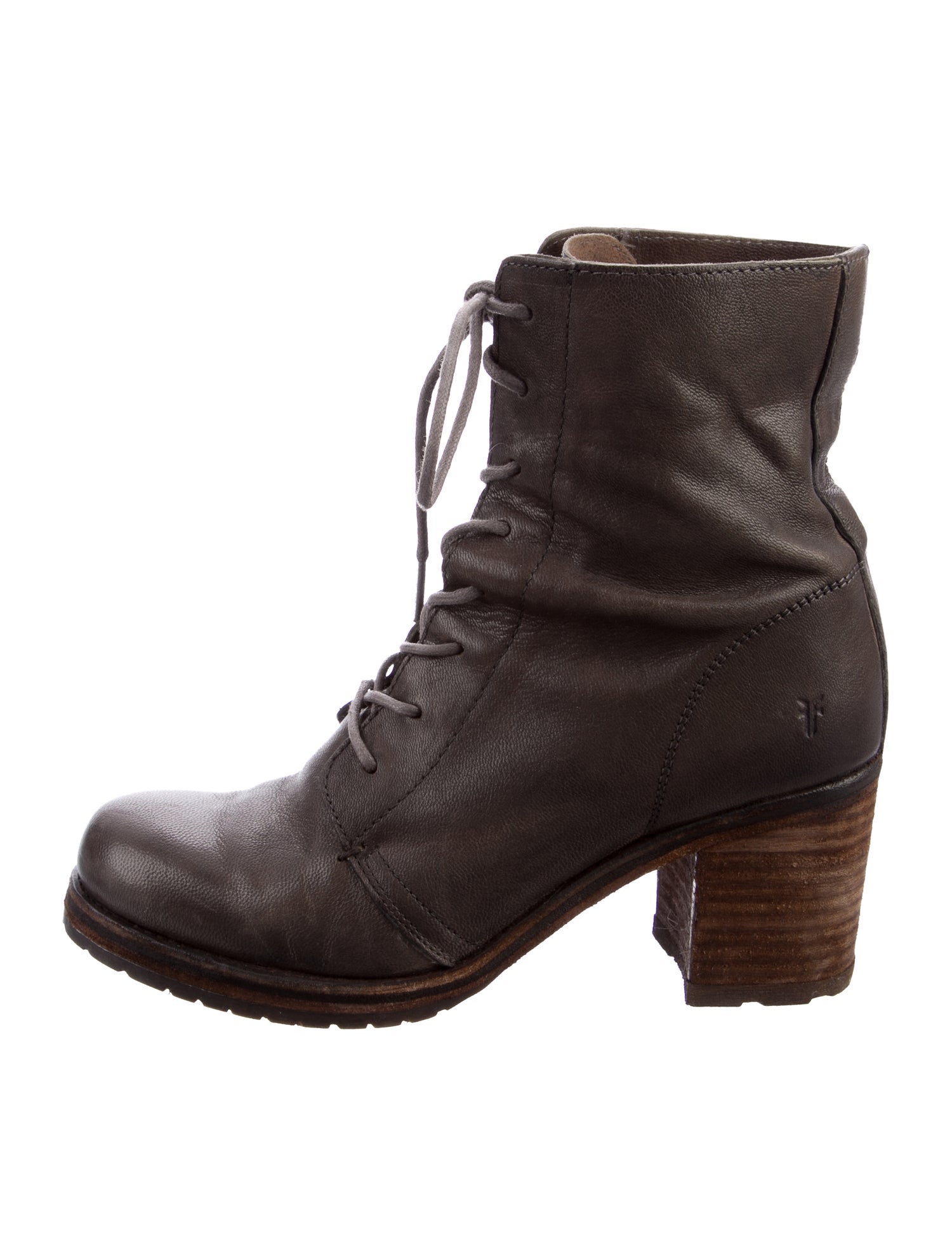 Frye Leather Combat Boots