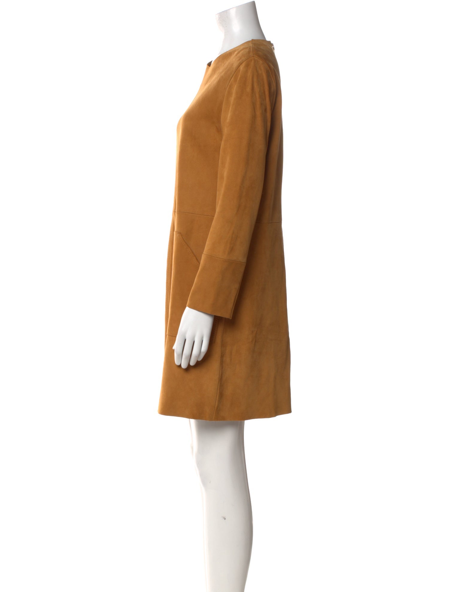 Frye Goat Leather Mini Dress