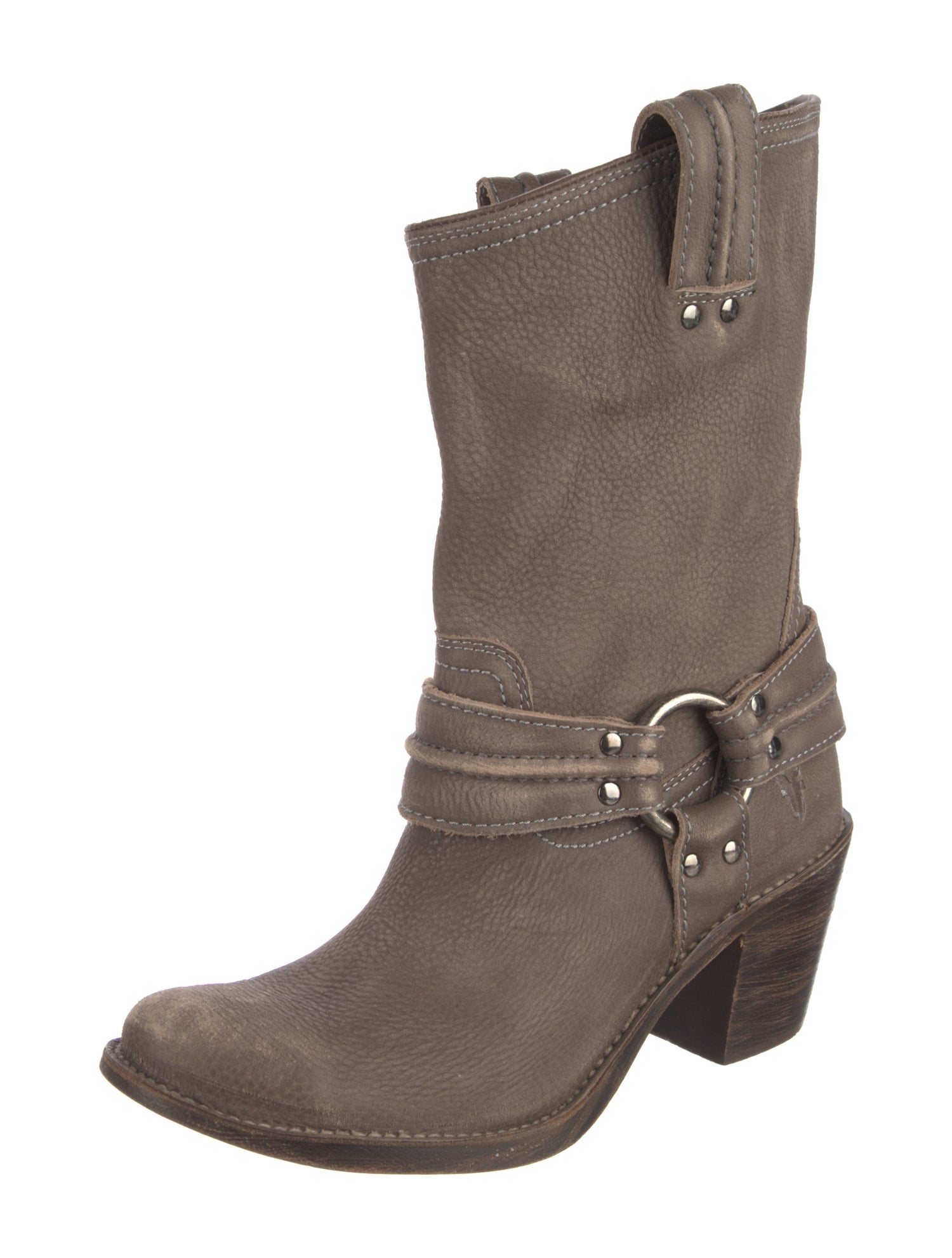 Frye Leather Moto Boots