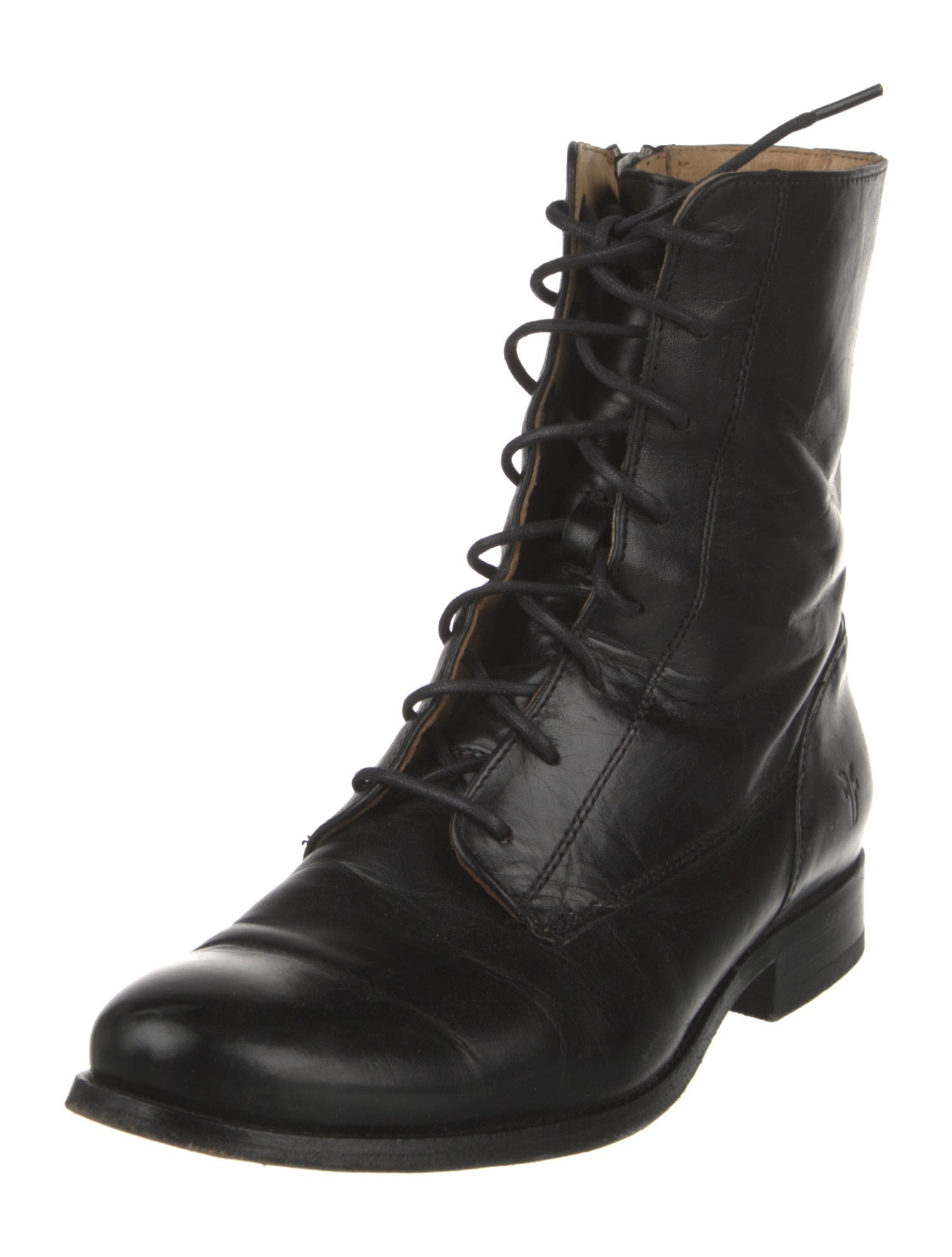 Frye Leather Combat Boots