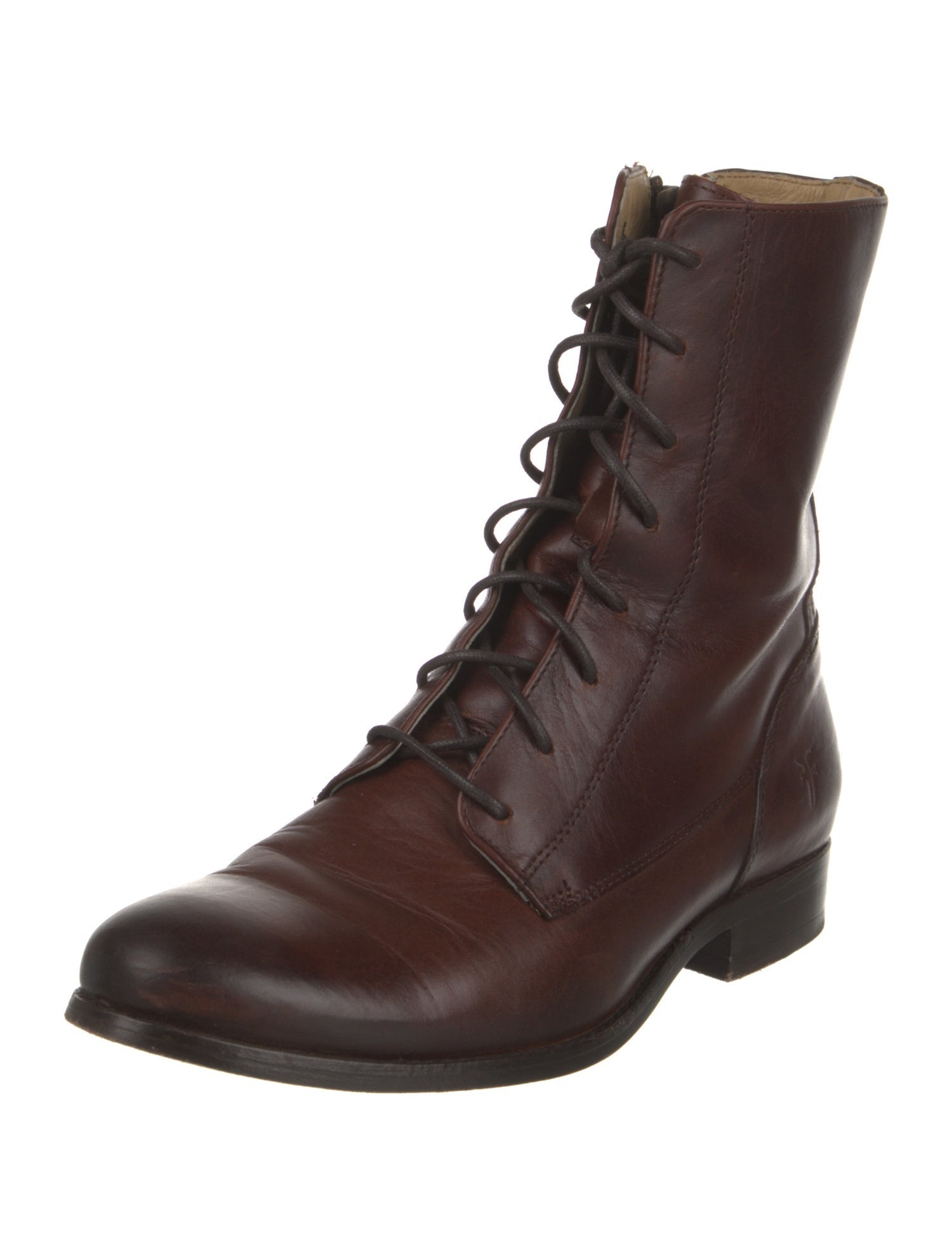 Frye Leather Combat Boots