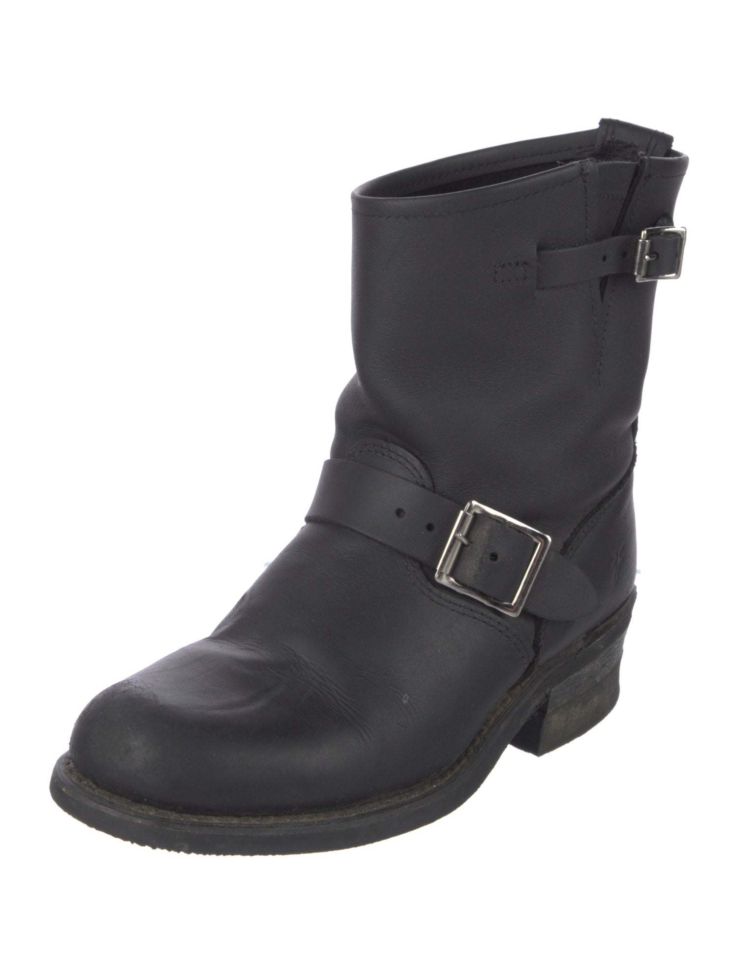 Frye Leather Moto Boots